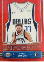 Luka Doncic Contenders Optic Uniformity Red Wave Price Guide