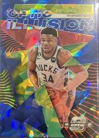 Giannis Antetokounmpo 2022 Contenders Optic 14 Optic Illusion Blue