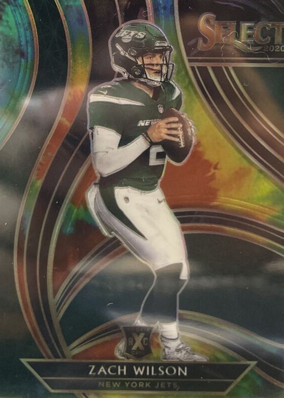 Zach Wilson 2020 Select #402 XRC Prizm - Tie-Dye /25 RAW