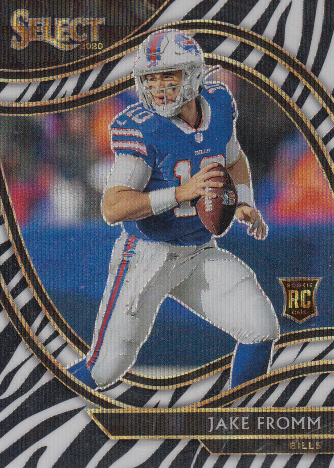 NFLカード Jake Fromm ルーキー世界1枚限定含む4枚セット Jake Fromm 2020 Select #349 Field Level Zebra /(SSP) Price