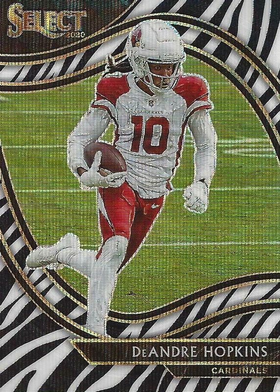 DeAndre Hopkins 2020 Select #323 Field Level Zebra /(SSP) PSA 10