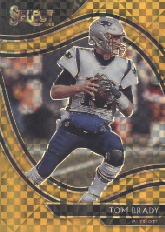 Tom Brady 2020 Select #301 Field Level Gold /10 SGC 9