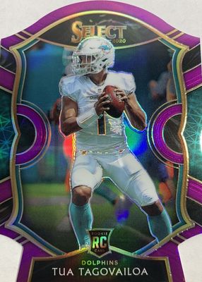 2020 Select #45 Concourse Purple Die-Cut
