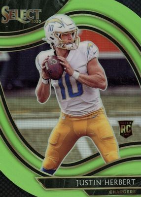 2020 Select #344 Field Level Neon Green Die-Cut