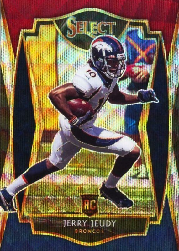 Jerry Jeudy 2020 Select #156 Premier Level Tri-Color /199 Rookie SGC 9.5