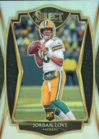 JORDAN LOVE ROOKIE CARD 2020 Select GREEN BAY PACKERS FOOTBALL Premium RC!