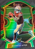 Brandon Aiyuk 2020 Panini Select Rookie Concourse Light Blue Die-Cut Prizm  RC#66