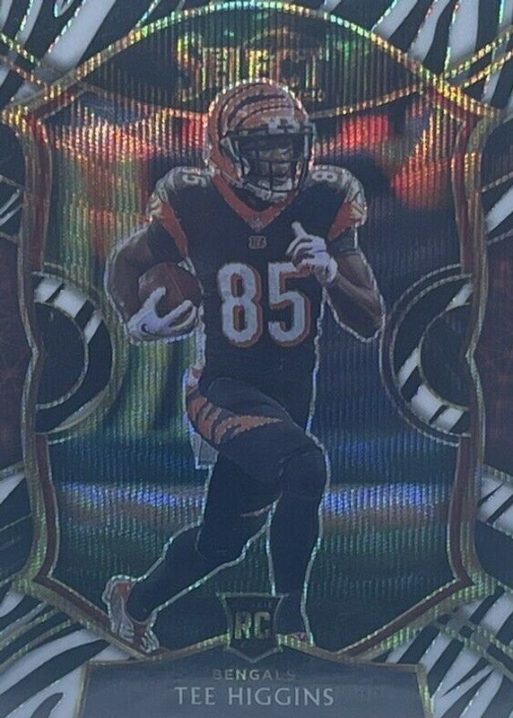 Tee Higgins 2020 Select #60 Concourse Zebra /(SSP) Rookie SGC 10