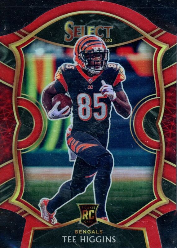 Tee Higgins 2020 Select #60 Concourse Red Die-Cut Rookie SGC 10