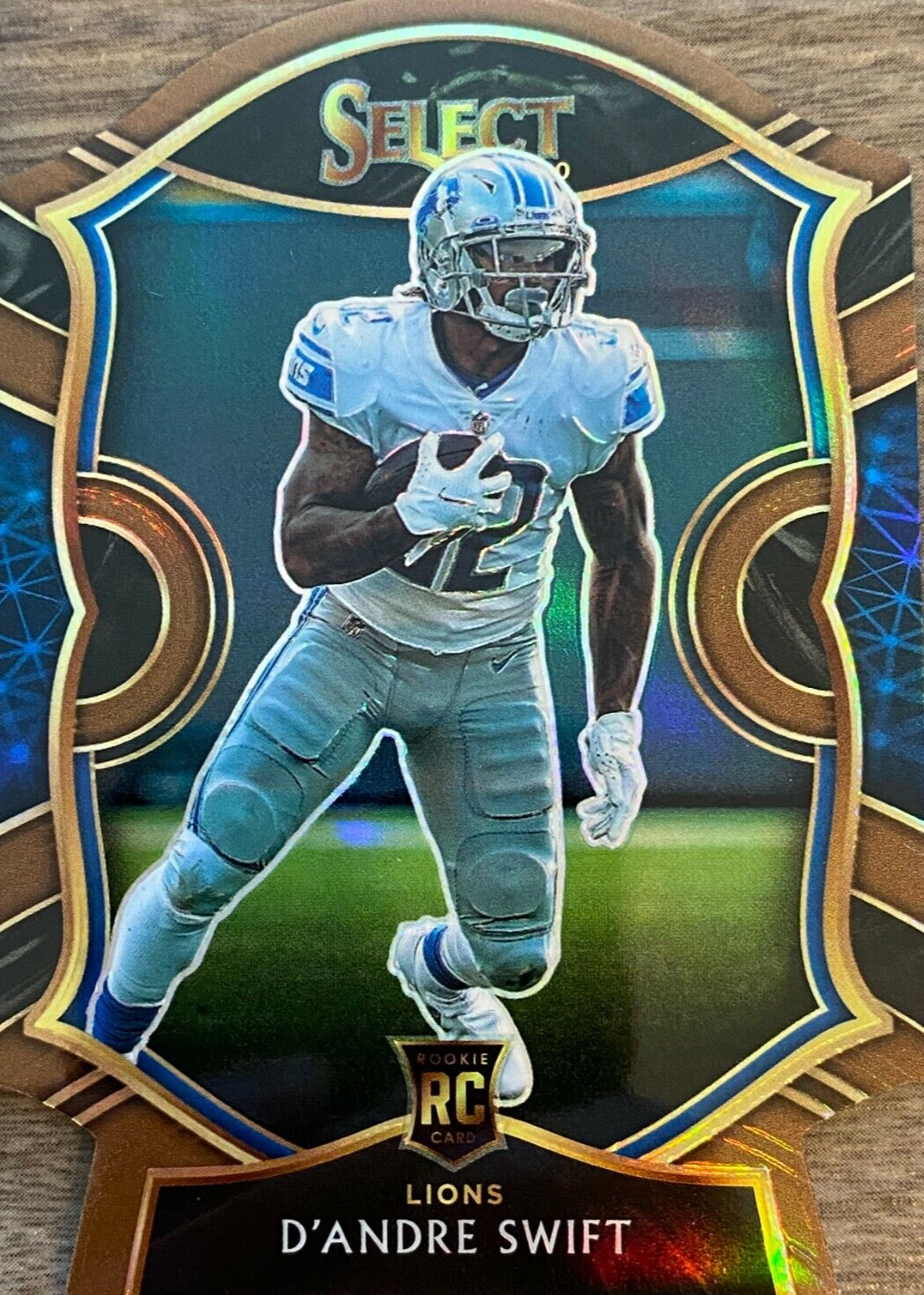D'Andre Swift 2020 Select #51 Concourse Copper Die-Cut /355 Price