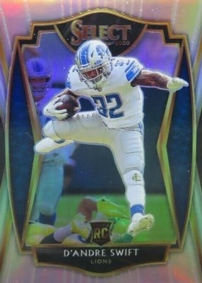 D'Andre Swift 2020 Mosaic #215 Genesis /(SSP) Price Guide