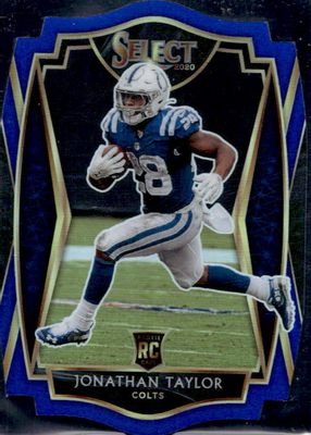 2020 Select #153 Premier Level Blue Die-Cut