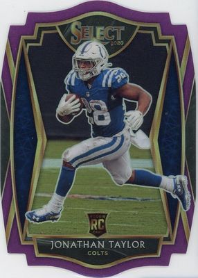 2020 Select #153 Premier Level Purple Die-Cut
