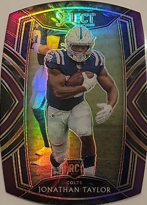 2020 Select #253 Club Level Purple Die-Cut