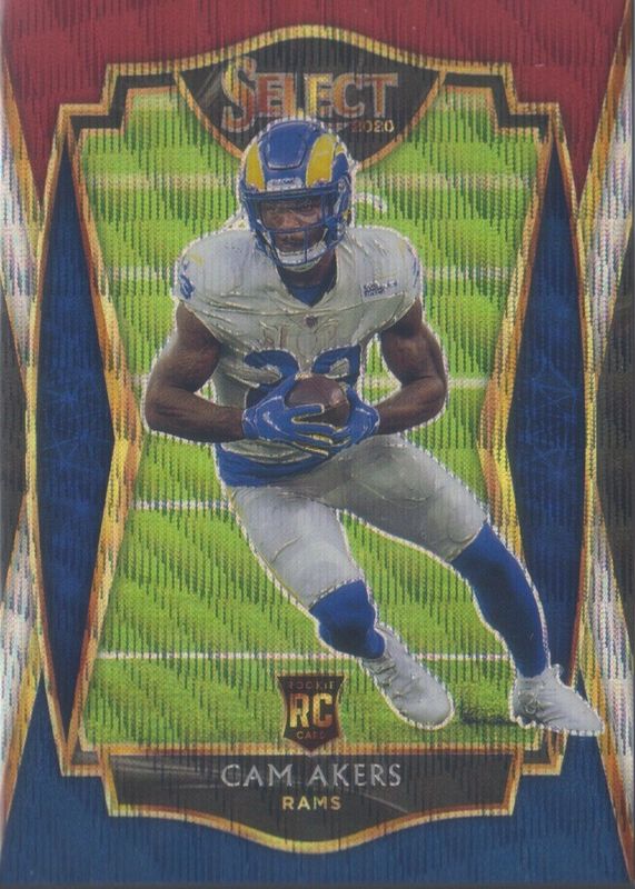 Cam Akers 2020 Select #155 Premier Level Tri-Color /199 Rookie RAW