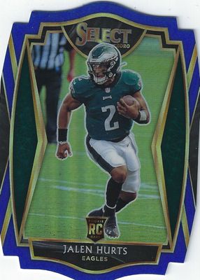 2020 Select #150 Premier Level Blue Die-Cut