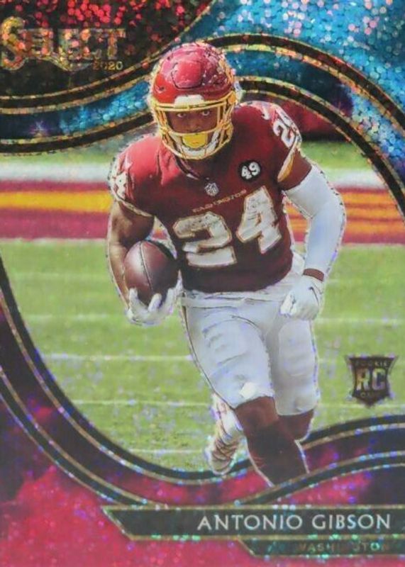 Antonio Gibson 2020 Select #372 Field Level Cosmic /(SSP) Rookie SGC 10