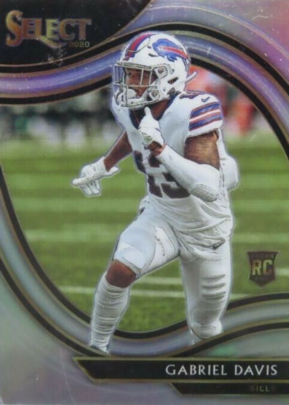 Gabriel Davis 2020 Select #382 Field Level Silver Rookie SGC 10