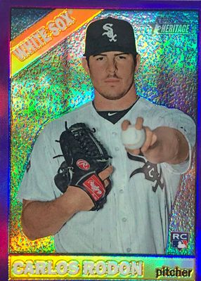 2015 Topps Heritage High Number #710 Chrome - Purple Refractor