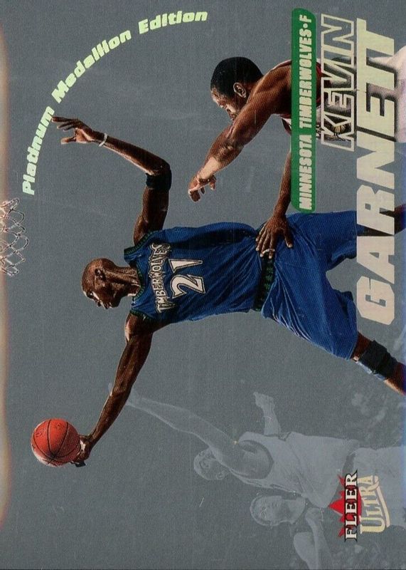 Kevin Garnett 2000 Fleer Ultra #185 Platinum Medallion /50 PSA 10