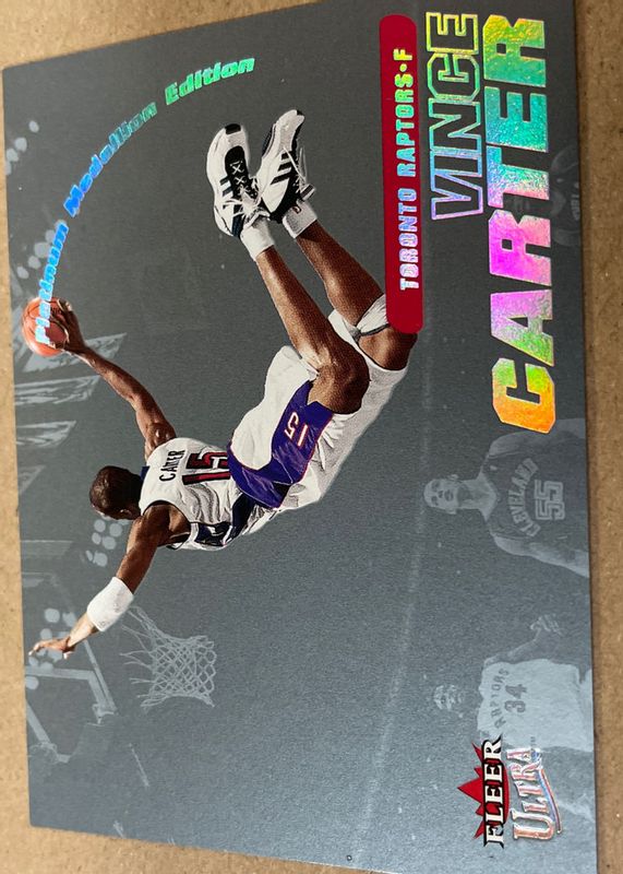 Vince Carter 2000 Fleer Ultra #1 Platinum Medallion /50 PSA 10