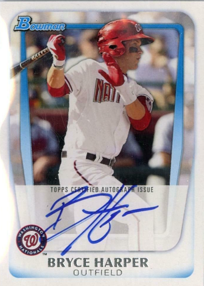 Bryce Harper auto hot