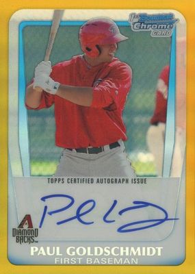 2011 Bowman #BCP99 Chrome Prospect Auto - Gold Refractor /50 (1st)