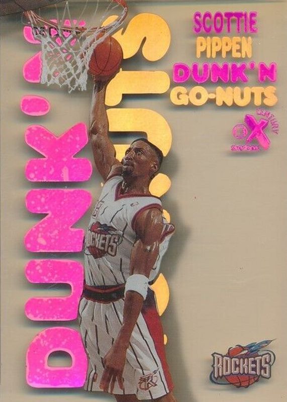 Scottie Pippen 1998 SkyBox E-X Century #14DG Dunk 'N Go-Nuts BGS 9