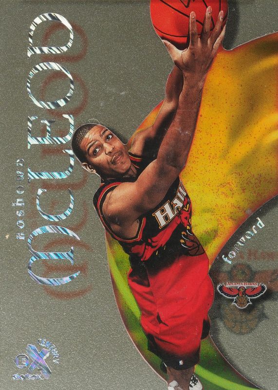 Roshown McLeod 1998 SkyBox E-X Century #75 Essential Credentials Now (/75) Rookie SGC 6.5