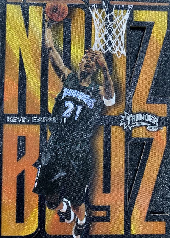 Kevin Garnett 1998 SkyBox Thunder #5NB Noyz Boyz RAW