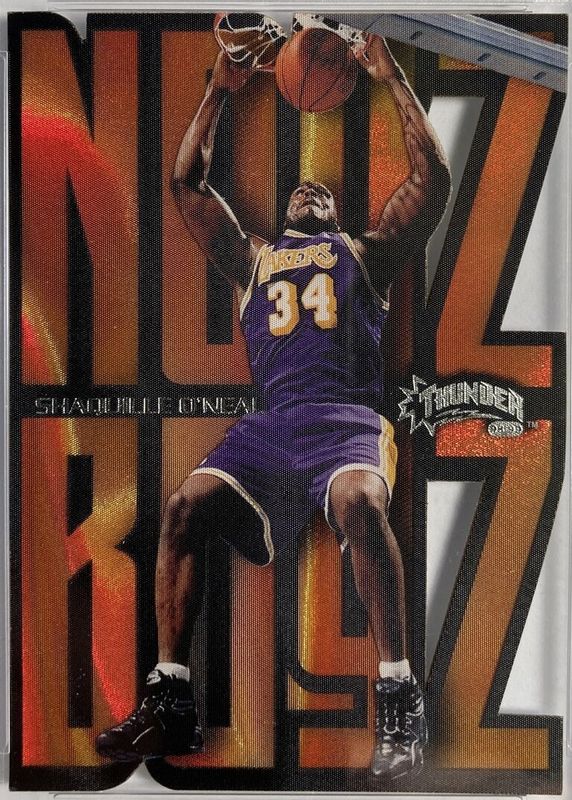 Shaquille O'Neal 1998 SkyBox Thunder #11NB Noyz Boyz RAW