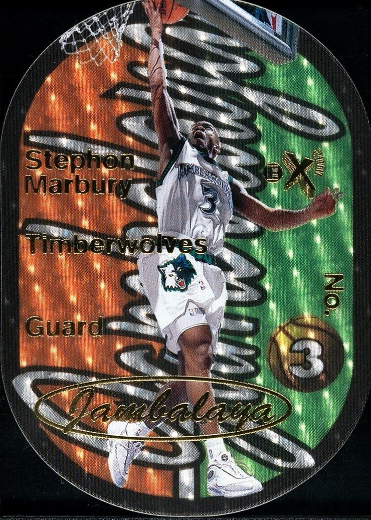 Stephon Marbury 1997 SkyBox E-X2001 #10JB Jambalaya Price