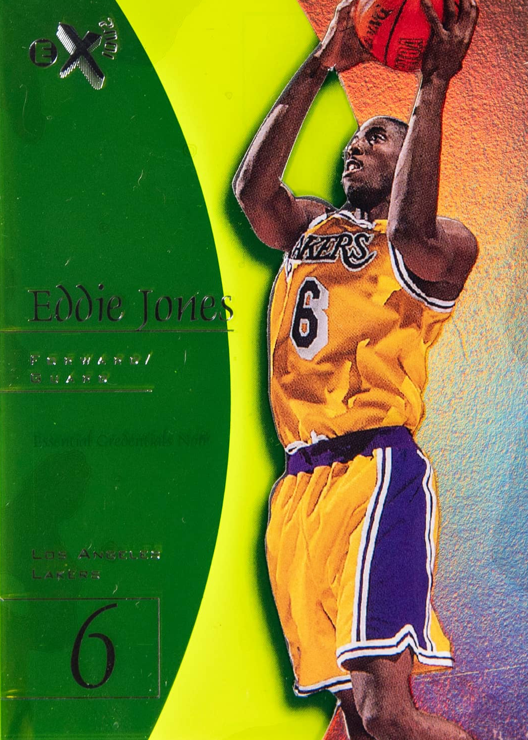 Eddie Jones 1997 Skybox E-X2001 #16 Essential Credentials Now (/16