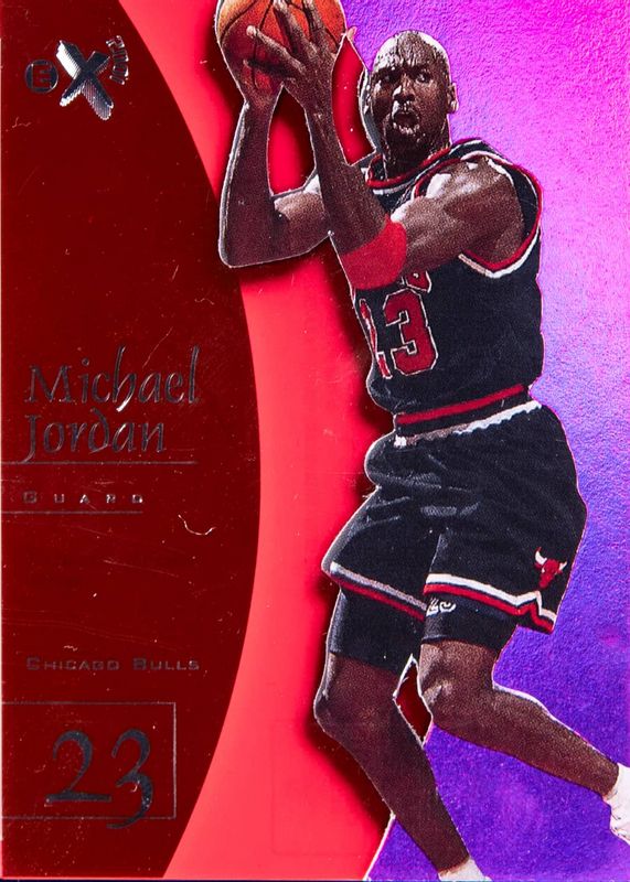 Michael Jordan 1997 SkyBox E-X2001 #9 Essential Credentials Future (/72) SGC 7.5