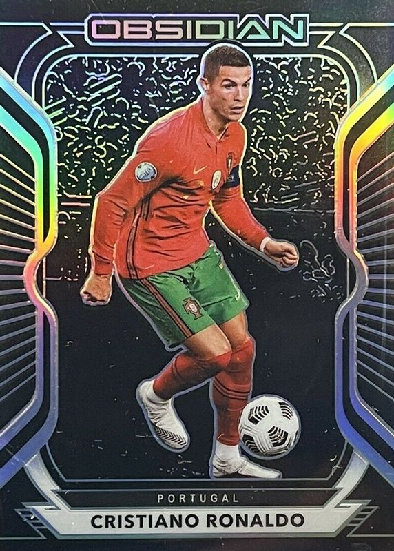 Cristiano Ronaldo 2020 Obsidian #2 Base /195 RAW