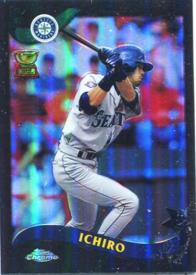 Ichiro Suzuki 2002 Topps Chrome Black Refractor /50 Price Guide