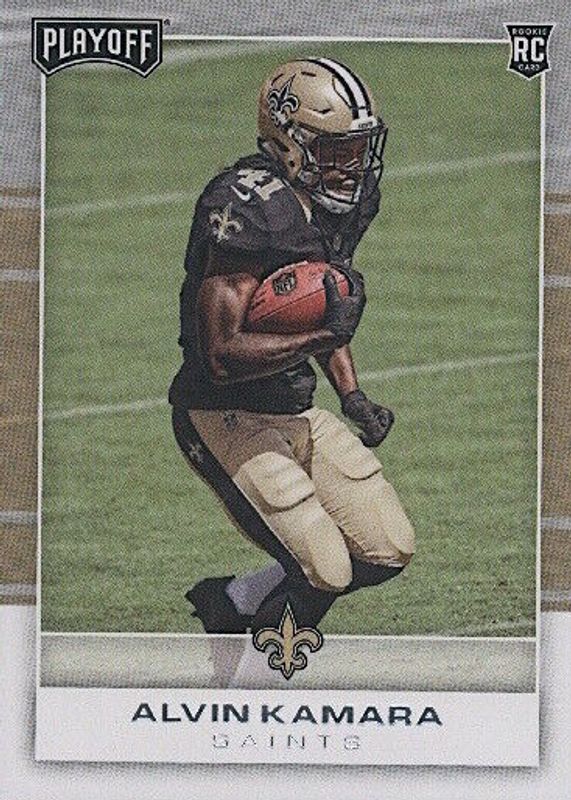 Alvin Kamara 2017 Playoff #213 Base Rookie PSA 10