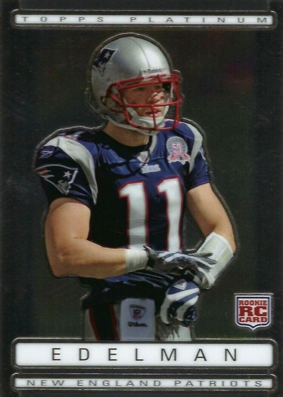 Julian Edelman 2009 Topps Platinum #159 Base Rookie PSA 9