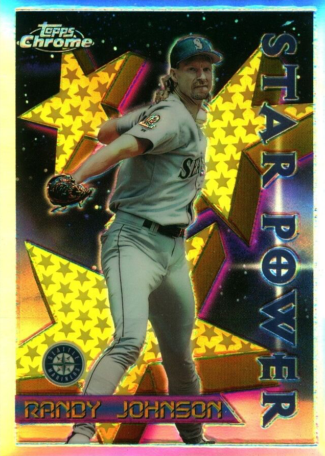 Randy Johnson 1996 Topps Chrome #84 Star Power - Refractor Price