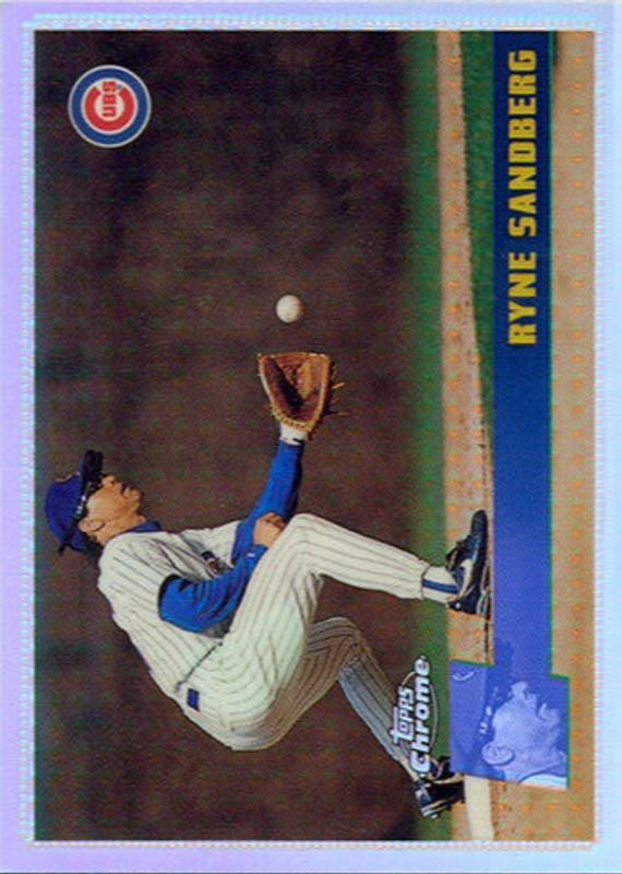 Ryne Sandberg 1996 Topps Chrome #144 Refractor SGC 10