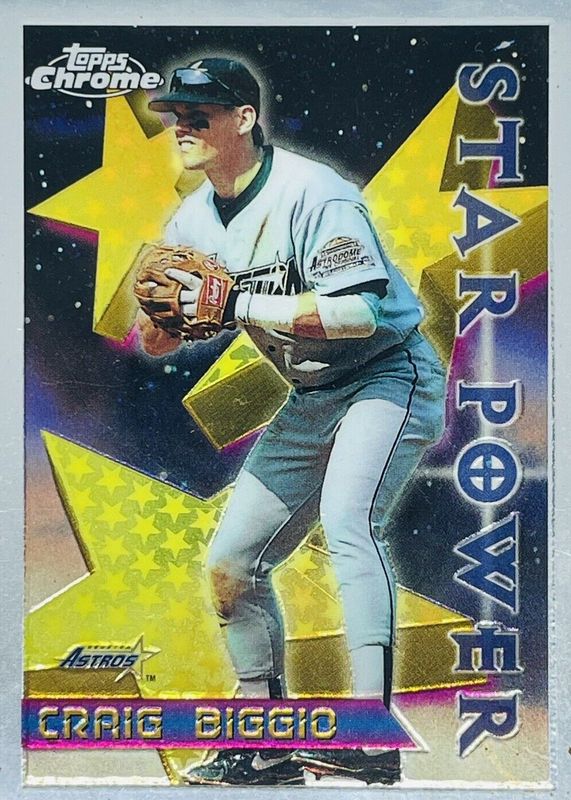 Craig Biggio 1996 Topps Chrome #9 Star Power PSA 10