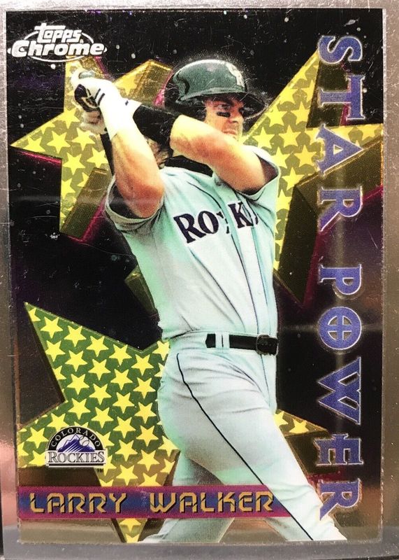 Larry Walker 1996 Topps Chrome #5 Star Power PSA 10