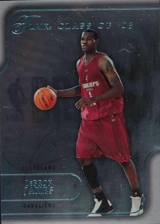 LeBron James 2003 Flair #94 Base /500 Price Guide - Sports
