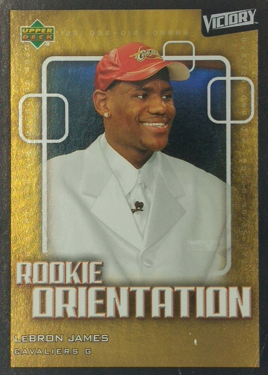 LeBron James 2003 Upper Deck Victory #101 Rookie Orientation