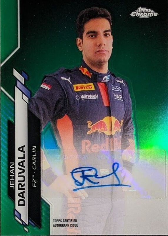 2020 Topps Chrome Formula 1 #F1A-JD Autographs - Green Refractor /99