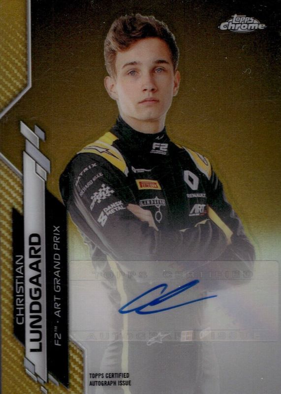 2020 Topps Chrome Formula 1 #F1A-LU Autographs - Gold Refractor /50