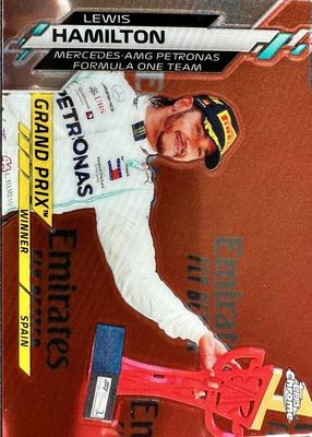 2020 Topps Chrome Formula 1 #137 Grand Prix Winners (Spain)
