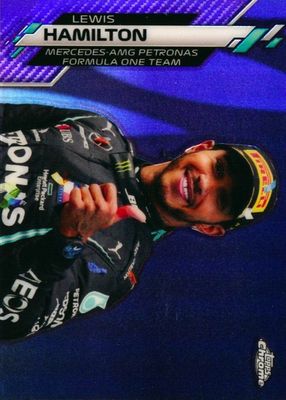 2020 Topps Chrome Formula 1 #174 F1 Racers - Purple Refractor /399