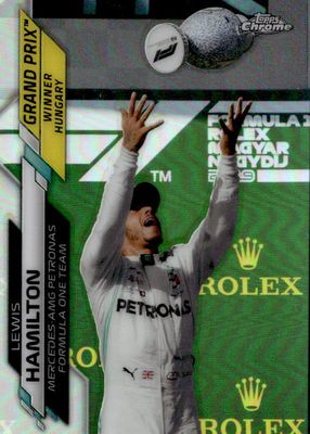 2020 Topps Chrome Formula 1 #144 Grand Prix Winners - Refractor (Hungary)