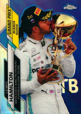 Lewis Hamilton 2020 Topps Chrome Formula 1 Sapphire Edition